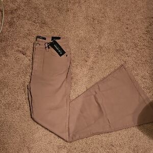 Express Women's Tan Flare Jeans